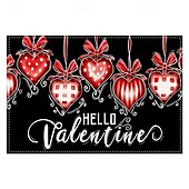 economico Tovagliette-set di 4 tovagliette per San Valentino romantiche e decorative con motivi a forma di cuore o rosa resistenti e resistenti al calore perfette per aggiungere un tocco d&#039;amore all&#039;arredamento della tua