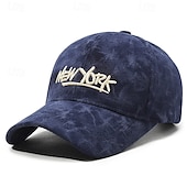 preiswerte Baseballkappe für Herren-Herren Cap Basecap Sonnenhut Kappe Rote Blau Polyester Einstellbar Modisch Freizeitskleidung Festival Muster Stickerei Draussen Lässig / Alltäglich