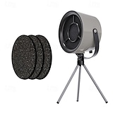 abordables Humidificadores y deshumidificadores-Campana extractora portátil ajustable de 3 velocidades Campana extractora de escritorio colgante con pantalla de filtro de 12 pulgadas Campana extractora de escritorio móvil con soporte