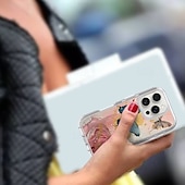 お買い得  iPhone用ケース-電話 ケース 用途 iPhone 16 Pro Max プラス iPhone 15 プロマックスプラス バックカバー 耐衝撃 レトロ風 TPU PC