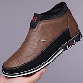 levne Pánské nazouváky a mokasíny-pánské slip-on ležérní mokasíny s umělou kůží a dvoubarevným designem – pohodlné a stylové pro každodenní nošení
