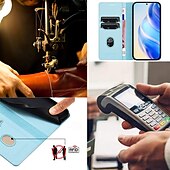 cheap iPhone Cases-Phone Case For iPhone 16 Pro Max Plus iPhone 15 Pro Max Plus iPhone 14 13 12 11 Pro Max Plus Mini Flip Cover with Stand Holder Card Slot Shockproof Retro TPU PU Leather