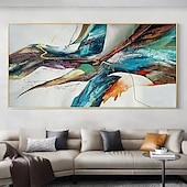 cheap Abstract Paintings-Mintura Handmade Abstract Colorful Oil Paintings On Canvas Wall Art Decoration Modern Picture For Home Decor Rolled Frameless Unstretched Painting