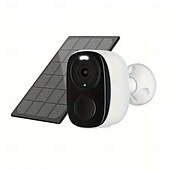 voordelige IP-netwerkcamera&#039;s voor buiten-beveiligingscamera draadloos buiten 3mp beveiligingscamera met zonnepaneel pir menselijke detectie sd-kaart/cloudopslag schijnwerper zonnecamera&#039;s voor beveiliging van woningen