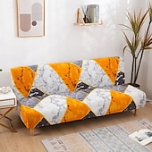 abordables Housse de canapé-housse de canapé imprimée housse extensible et élégante idéale pour protéger et rafraîchir votre canapé ajoute une touche décorative à la décoration de votre salon