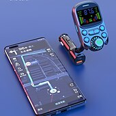 お買い得  車用Bluetoothキット/ハンズフリー-高品質のミニカー MP3 プレーヤー Bluetooth 音楽スピーカー 30W 急速充電器、車用 FM トランスミッター MP3 プレーヤー