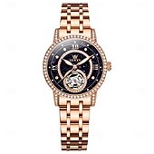 economico Orologi meccanici-OLEVS Da donna Orologio meccanico Moda Casual Orologio da polso Automatico a Carica Automatica Luminoso Impermeabile Decorazione Lega Guarda