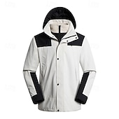 preiswerte Fleece &amp; 3 in 1 Jacken-Herren Damen Soft Shell Jacke Wanderjacke Winter Draussen warm Fleece-Futter Windundurchlässig Wasserdicht 3-in-1-Jacke Vliesjacken Windbreaker-Jacke Reisen Schwarz Gelb Rot Marinenblau Grün