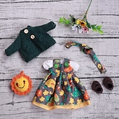 abordables Ensembles de Vêtements et Accessoires pour Poupées-ensemble de vêtements de poupée waldorf fait à la main pour poupée de 12 pouces poupée muppet faite à la main pour cadeaux de Noël