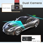 cheap Car DVR-Dashcam Cameras Video Recorder Dual Lens Front and Rear Dash Cam for Cars 2K