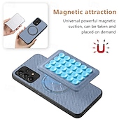 abordables Carcasas Samsung-teléfono Funda Para S24 S24 Ultra Plus S24 FE S23 S22 S21 S20 Ultra Plus FE A55 A35 A25 A15 5G A54 A34 A14 A73 A53 A33 A23 A13 A72 A52 A32 A22 A12 S25 Ultra Funda Trasera Magnética Soporte de carga