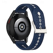 cheap Samsung Watch Bands-Watch Band for Samsung Galaxy Watch 7/6/5/4 40/44mm, Galaxy Watch 5 Pro 45mm, Galaxy Watch 4/6 Classic 42/46/43/47mm, Watch 3, Active 2, Gear S2 Silicone Replacement  Strap Adjustable Sport Band