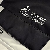 baratos Casacos Leves, Polares &amp; Caminhada-Homens Jaqueta Softshell Jaqueta de Trilha Jaqueta de lã para caminhada Inverno Ao ar livre Bloco de cor Térmico / Quente Forro de Velocino A Prova de Vento Impermeável Jaqueta corta-vento Viajar