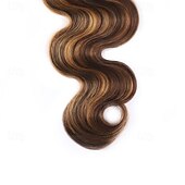 halpa 3 nippua aitoja kiharoja pidennyksiä-piano väri p4/27 hiukset nippu body wave 3 nippua 12-28 tuumaa