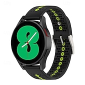 cheap Samsung Watch Bands-Watch Band for Samsung Galaxy Watch 7/6/5/4 40/44mm, Galaxy Watch 5 Pro 45mm, Galaxy Watch 4/6 Classic 42/46/43/47mm, Watch 3, Active 2, Gear S2 Silicone Replacement  Strap Adjustable Sport Band