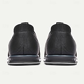 preiswerte Sneaker für Herren-Schwarze Freizeit-Sneaker für Herren mit strukturiertem Obermaterial und mehrfarbiger Zwischensohle – stylische Schnürschuhe für jeden Tag und die Freizeit