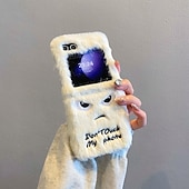 abordables Carcasas Samsung-teléfono Funda Para Z Flip 6 Z Flip 5 Z Flip 4 Z Flip 3 Funda Trasera Antigolpes Retro Felpa