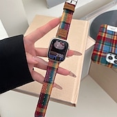 זול להקות Apple Watch-סולו לופ מותאם ל רצועת השעון של Apple Watch 38 מ&quot;מ 40 מ&quot;מ 41 מ&quot;מ 42 מ&quot;מ 44 מ&quot;מ 45 מ&quot;מ 49 מ&quot;מ נשים מתכוונן דמוי עור רצועת שעון חלופית ל iwatch Ultra 2 Series 9 8 7 SE 6 5 4 3 2 1