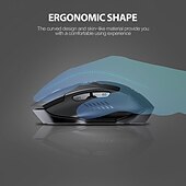 billige Mus-inphic f1 2,4g trådløs mus 500 mah ergonomisk oppladbar strømskjerm kontor hjemme stillegående bærbar stasjonær datamaskin universal