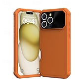 お買い得  iPhone用ケース-電話 ケース 用途 iPhone 16 Pro Max プラス iPhone 15 プロマックスプラス バックカバー 磁石バックル ワイヤレス充電をサポート 耐衝撃 レトロ風 TPU PC