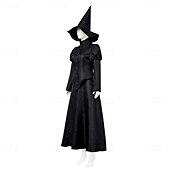 baratos Trajes Femininos-Bruxa Fada Elphaba Roupa Ocasiões Especiais Noite de Walpurgis Trajes temáticos de filmes e séries Cosplay filme for Mulheres Adulto Dia Das Bruxas Carnaval Espetáculo Festa Palco