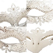 cheap Mask-Phantom Of The Opera Queen Carnival Mask Venetian Mask Columbina Adults&#039; Women&#039;s Half Face Party Masquerade Carnival of Venice Halloween Carnival Mardi Gras Easy Carnival Costume