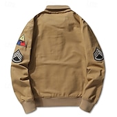 abordables Vestes Softshell, polaires, blousons de randonnée-Homme Veste d&#039;extérieur Veste Randonnee Coton Extérieur Coupe Vent Veste coupe-vent Voyage Noir Jaune Vert Kaki Bleu de minuit