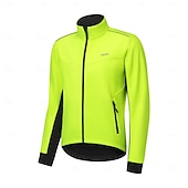 preiswerte Herrenjacken &amp; Gilets-Arsuxeo Herren Fahrradjacke Radjacke Fleecejacke Winter Radfahren Warm Feuchtigkeitsableitung Atmungsaktivität Fahhrad Jacke Kapuzenshirt MTB Mountain Rennrad Radfahren in der Stadt Schwarz Orange