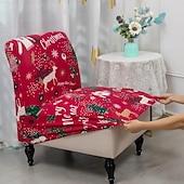 baratos Capa do sofá futon.-Capa para cadeira de acento sem braços, capa protetora para cadeira de chinelo, elastano elástico removível para cadeira sem braços, protetor de móveis para sala de estar, sala de jantar, hotel