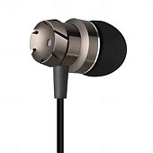 billiga Trådbundna hörlurar-metalltrådad superbashörsnäcka 3,5 mm inbyggd mikrofon handfri brusreducering universal headset sporthörlurar