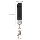 cheap Home Appliances-Remote Switch Wireless 433.92MHZ Garage Door Opener Cloning Remote Key with Keychain Learn Button for Car Overhead Door Gate LED Light