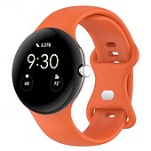 お買い得  その他の時計バンド-スマートウォッチバンド と互換性があります Google Pixel Watch スマートウォッチ ストラップ ソロループ スポーツバンド 置換 リストバンド