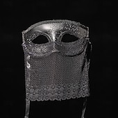 economico Maschera-Arlecchino Maschere Carnevale Maschera veneziana Colombina Per adulto Per uomo Per donna Metà viso Feste Mascherata Carnevale di Venezia Halloween Carnevale martedì grasso Costume di Carnevale facile
