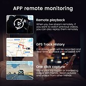 cheap Car DVR-Dashcam Cameras Video Recorder Dual Lens Front and Rear Dash Cam for Cars 2K
