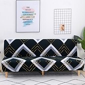 abordables Housse de canapé-housse de canapé imprimée housse extensible et élégante idéale pour protéger et rafraîchir votre canapé ajoute une touche décorative à la décoration de votre salon