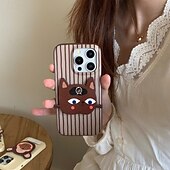 abordables Carcasas iPhone-teléfono Funda Para iPhone 16 Pro Max Plus iPhone 16 iPhone 16 Pro iPhone 15 Pro Max Plus iPhone 15 iPhone 14 Pro Max iPhone 13 Pro Max Funda Trasera con Soporte Antigolpes Retro TPU Cuero de PU