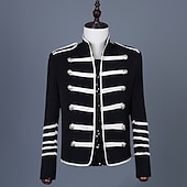 preiswerte Oberteile-Retro Vintage Rokoko Mantel Maskerade Zirkusjacke Prinz Aristokrat Pailletten Kostüm Herren Karneval Maskerade Veranstaltung / Fest Erwachsene Mantel Frühling Herbst Winter