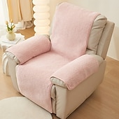 abordables Fauteuils inclinables, à oreilles-Housse de fauteuil inclinable en polaire, douce et confortable, parfaite pour protéger et rafraîchir votre fauteuil inclinable, ajoute confort et chaleur à votre salon ou à votre décoration de cinéma