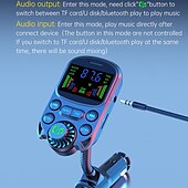 お買い得  車用Bluetoothキット/ハンズフリー-高品質のミニカー MP3 プレーヤー Bluetooth 音楽スピーカー 30W 急速充電器、車用 FM トランスミッター MP3 プレーヤー