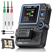 זול כלי תיקון לרכב-בודק טרנזיסטור mosfet טרנזיסטור בודק קבלים בודק רכיב אלקטרוני דיודה טריודה זנר דיודה התנגדות השראות סוללה בדיקת lcr meter mos pnp npn esr meter