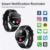 abordables Bracelets connectés-696 F210 Montre intelligente 1.55 pouce Montre intelligente avec bracelet Bluetooth ECG + PPG Podomètre Rappel d&#039;Appel Compatible avec Android iOS Hommes Mode Mains-Libres Rappel de Message IPX-0