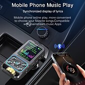 お買い得  車用Bluetoothキット/ハンズフリー-12V/2.5A BT 通話 EQ サウンド調整済み pd/qc3.0 急速充電器 bc83 FM トランスミッター カーチャージャー デュアル USB TF U ディスク MP3