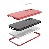 Недорогие Чехлы для Samsung-телефон Кейс для Назначение S24 S23 S22 S21 Ultra Plus S25 Ультра Кейс на заднюю панель Защита от удара Ретро ТПУ ПК
