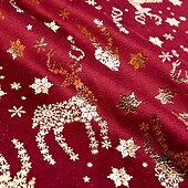 baratos Calças sociais-Homens Calças de Natal Social Calça larga Calças Botões Bolsos Veado Conforto Formal Natal O negócio Moda Estilo Clássico Vermelho Micro-Elástica