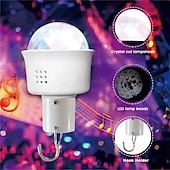 preiswerte Sternengalaxie Projektorlichter-DJ-Beleuchtung Sound Party Auto USB Mini Disco Ball Licht RGB Multi Farbe Auto Atmosphäre Zimmer Dekoration Lampe Strobe Licht 2 Stücke 4 Stücke