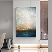 cheap Abstract Paintings-Mintura Handmade Texture Abstract Oil Paintings On Canvas Modern Wall Art Room Decoration Picture For Home Decor Rolled Frameless Unstretched Painting