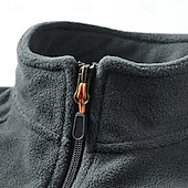 preiswerte Westen-Herren Weste für Wanderer Wander-Fleeceweste Ärmellos Weste Außen warm Fleece-Futter Komfortabel Winter Mehrere Taschen Polyester Schwarz Armeegrün Dunkelblau Jagd Angeln Klettern