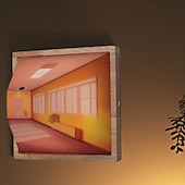 baratos Luzes noturnas 3D-Luz noturna visual 3d a olho nu, luzes led com efeito visual tridimensional, luz noturna de design montada na parede para parede, ajuste de efeito de luz de três cores, presentes de natal para