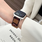 זול להקות Apple Watch-סולו לופ מותאם ל רצועת השעון של Apple Watch 38 מ&quot;מ 40 מ&quot;מ 41 מ&quot;מ 42 מ&quot;מ 44 מ&quot;מ 45 מ&quot;מ 49 מ&quot;מ נשים מתכוונן דמוי עור רצועת שעון חלופית ל iwatch Ultra 2 Series 9 8 7 SE 6 5 4 3 2 1