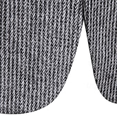 billige Blazere for menn-Herre Blazer Virksomhet Cocktailfest Bryllupsfest Mote Fritid Vår &amp; Vinter Polyester Helfarge Knapper Lomme Bekvem Enkeltkneppet Blazer Mørkegrå Kakifarget Lysegrå